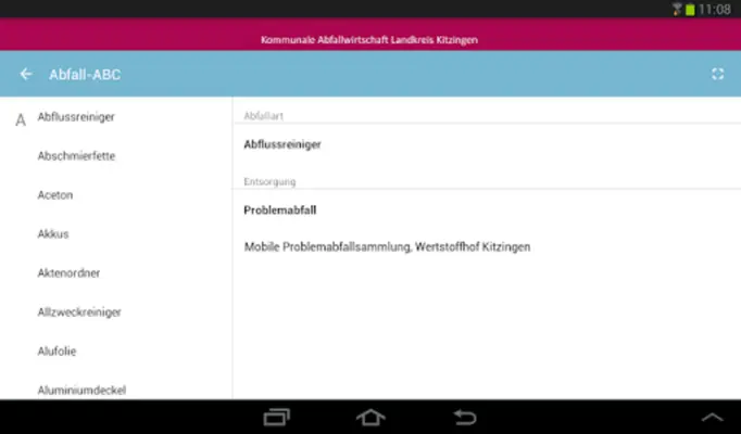 abfallwelt android App screenshot 2